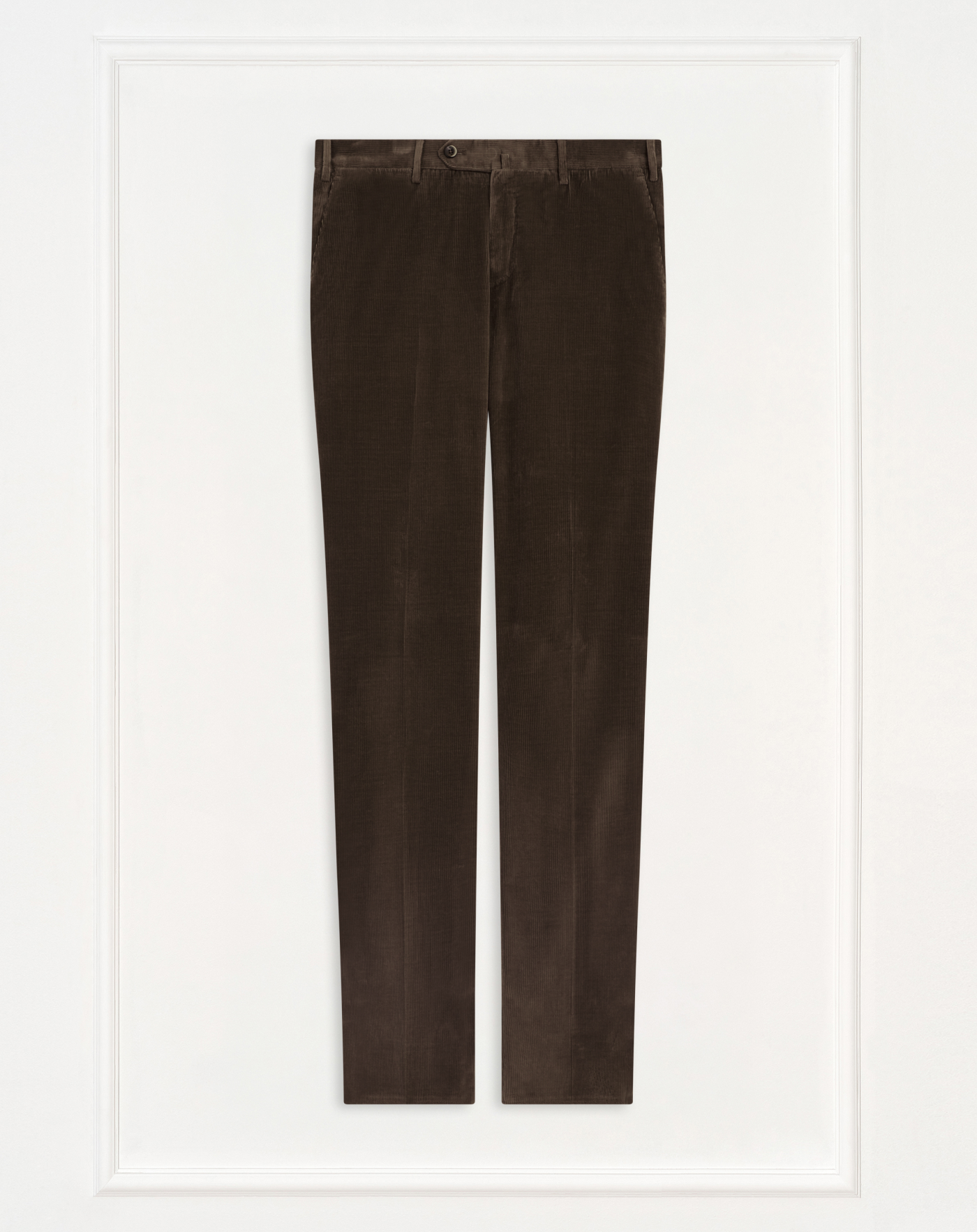 Slim trousers in super soft velvet