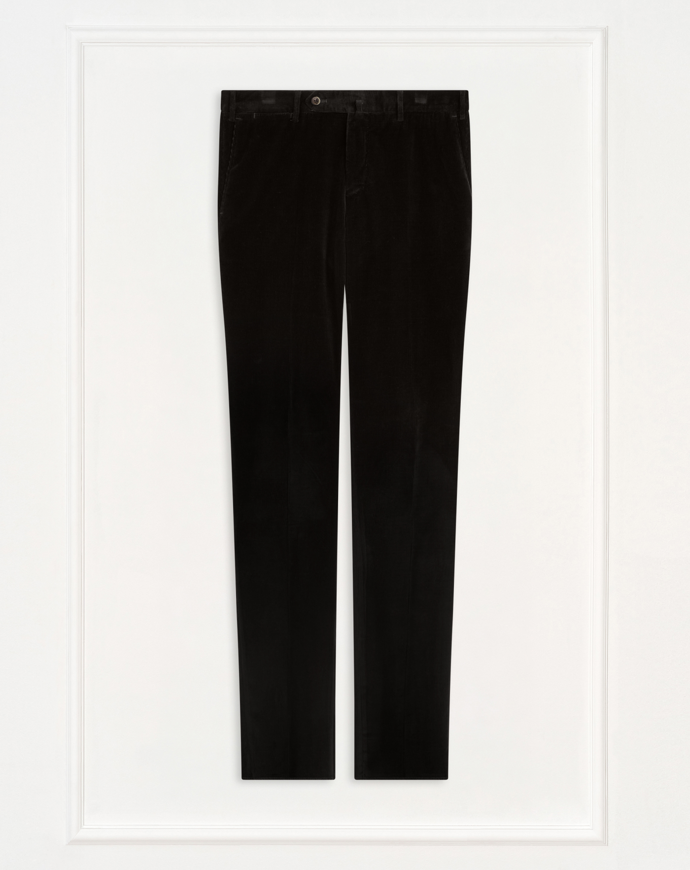 Slim trousers in super soft velvet