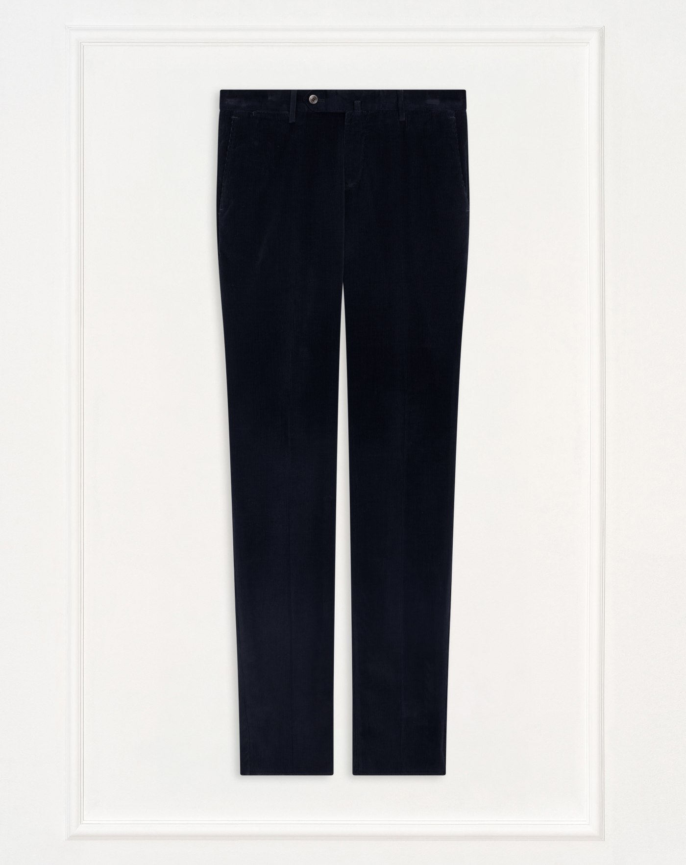 Slim trousers in super soft velvet