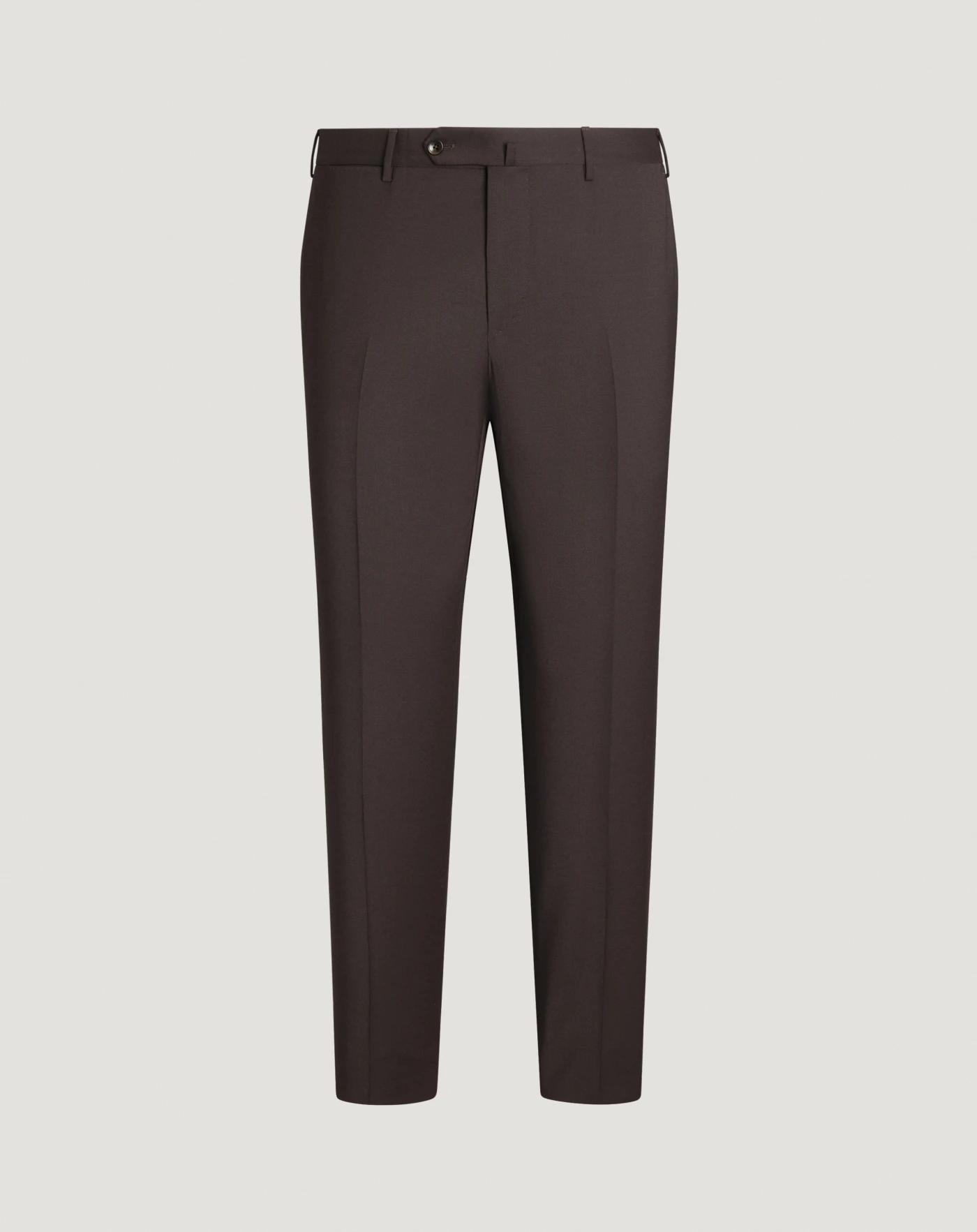 Slim technical wool trousers