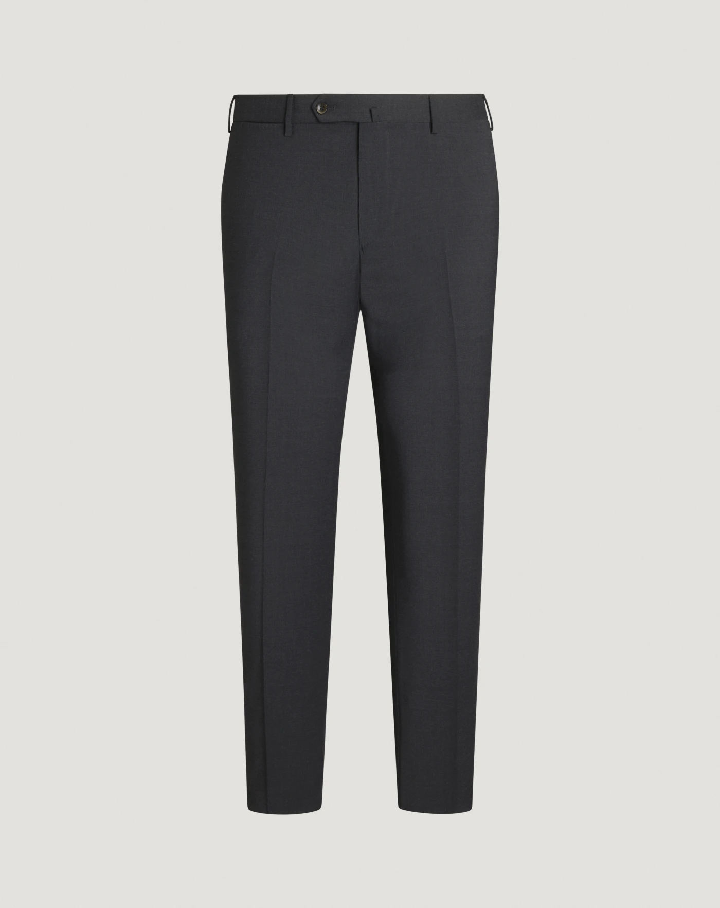 Slim technical wool trousers
