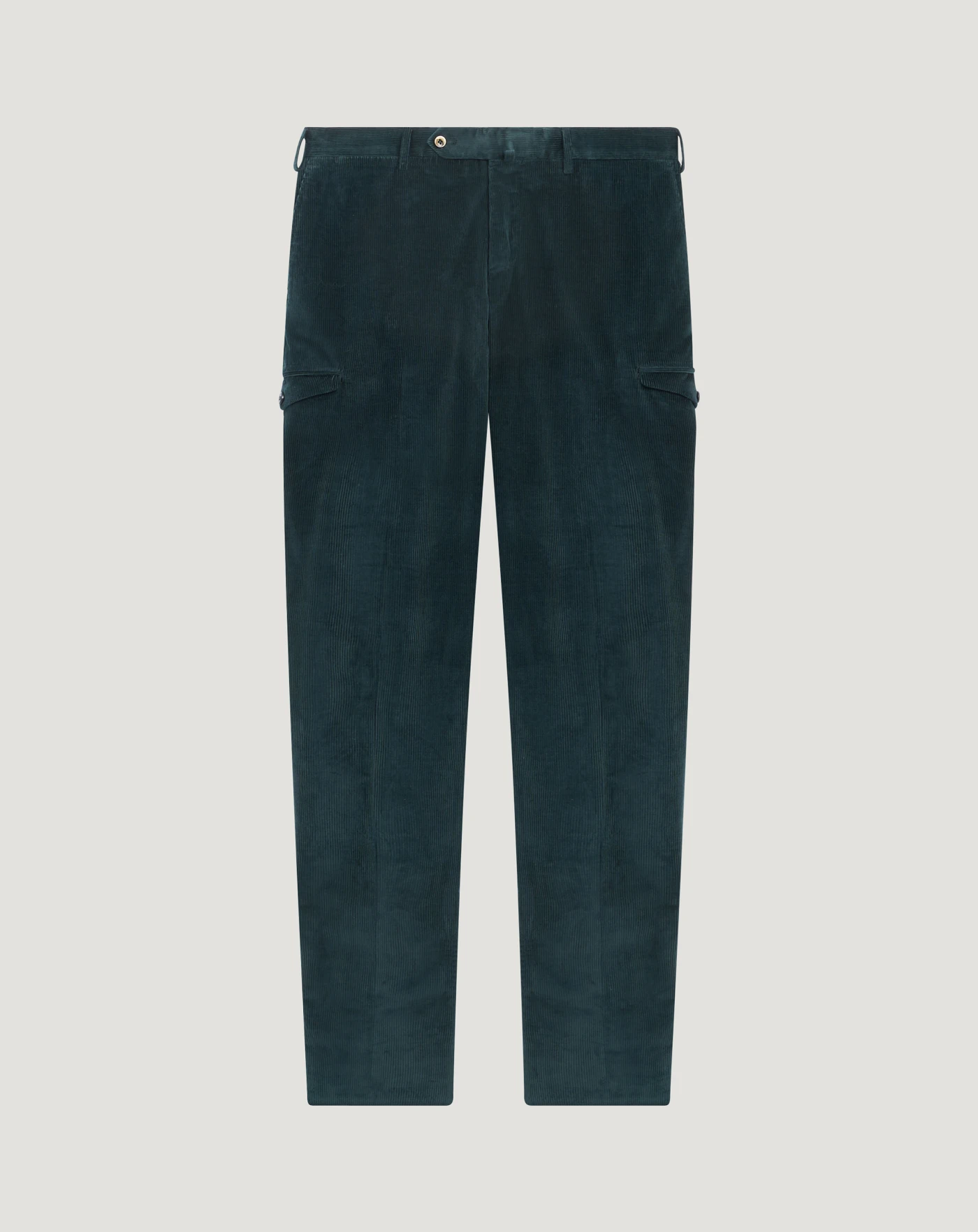 Pantaloni Slim Clean Cargo in velluto stretch