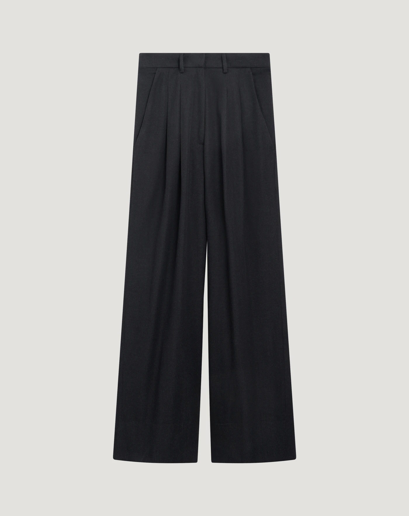 Pantaloni Frankie in lana e cotone