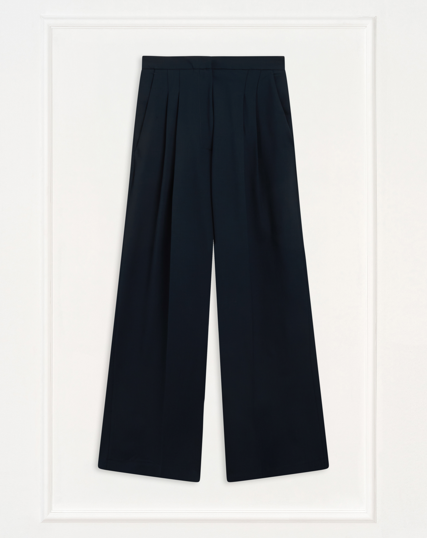Pantaloni Grace in lana batavia