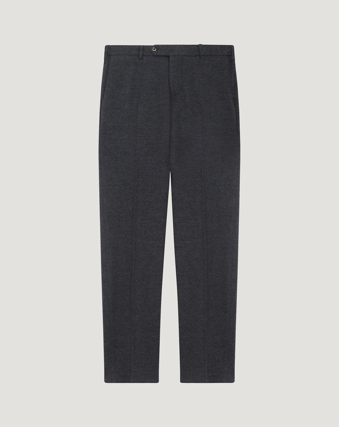 Slim trousers in wool jersey