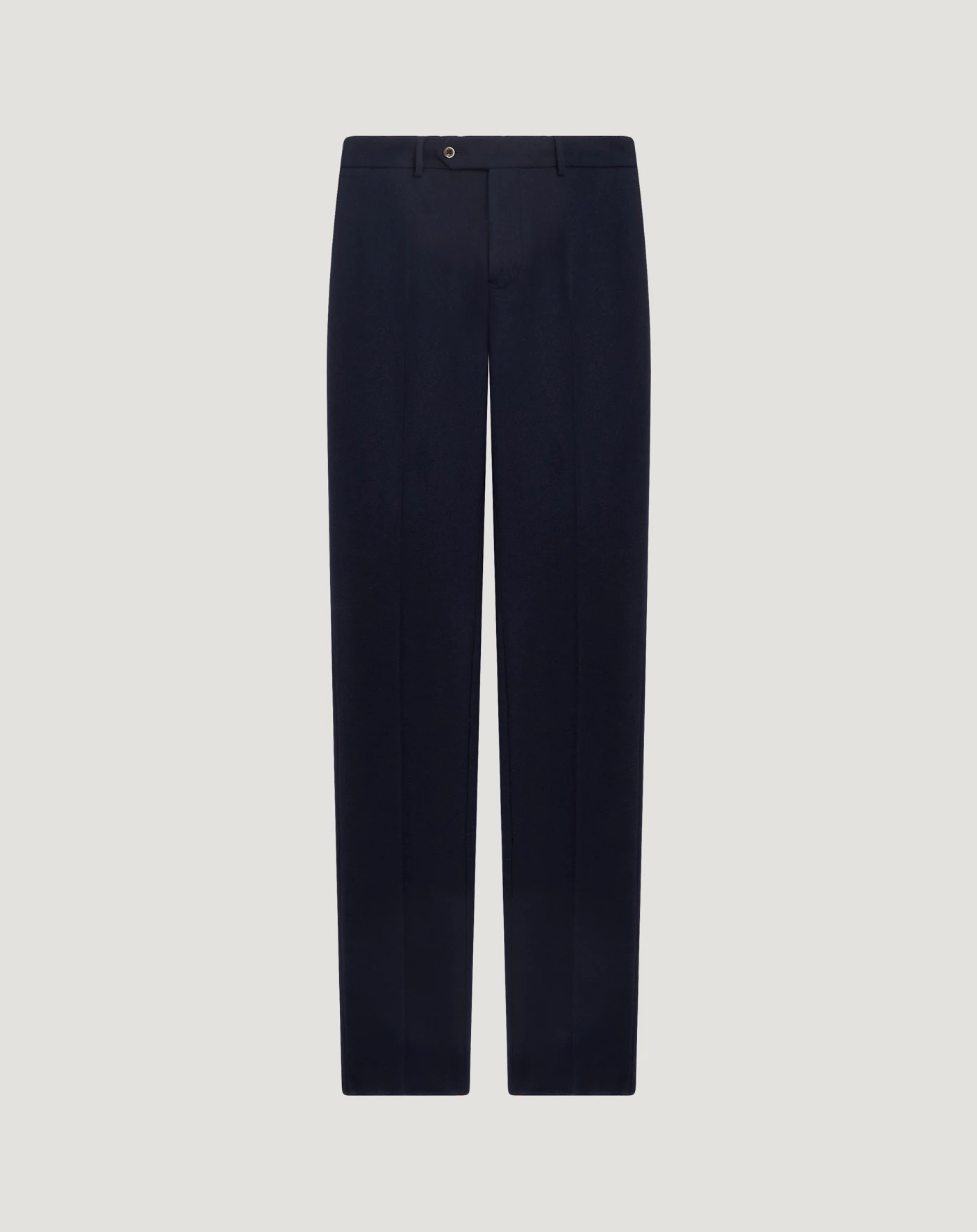 Slim trousers in wool jersey