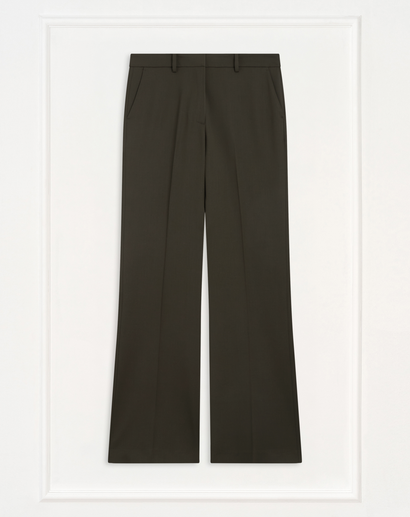 Pantaloni Jodie in lana batavia