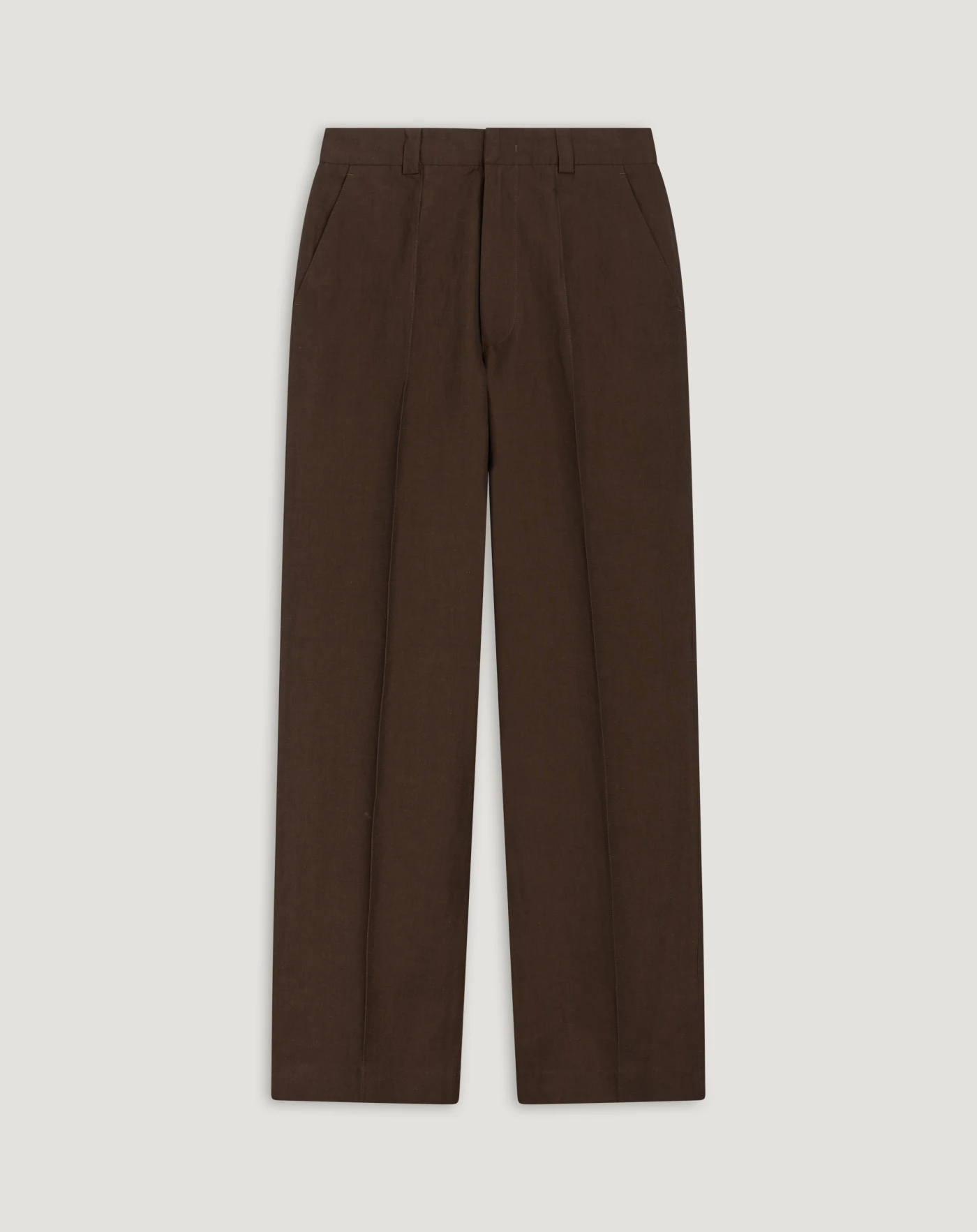 Pantaloni Katharine in lino e cotone
