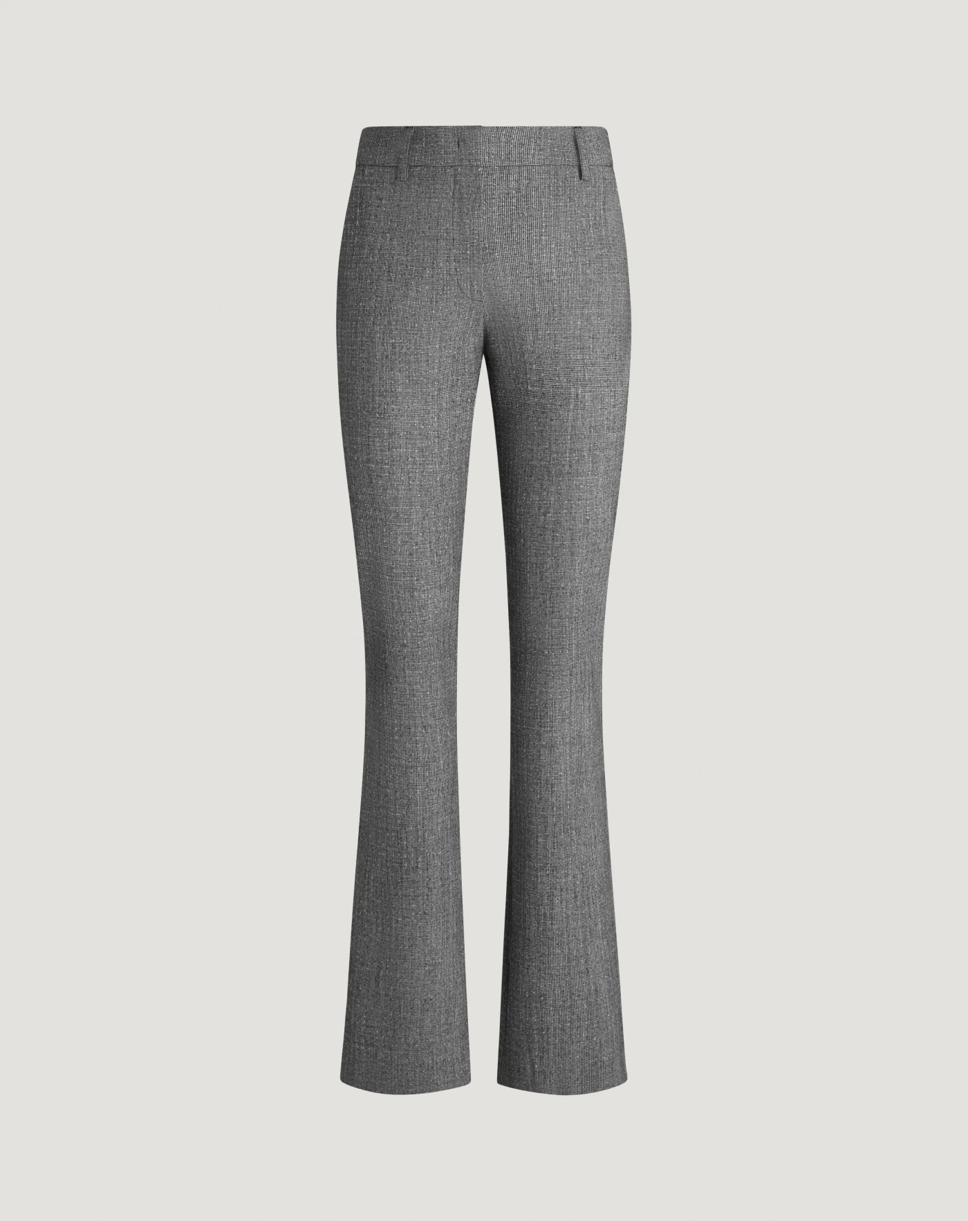 Lisa trousers in patterned stretch wool