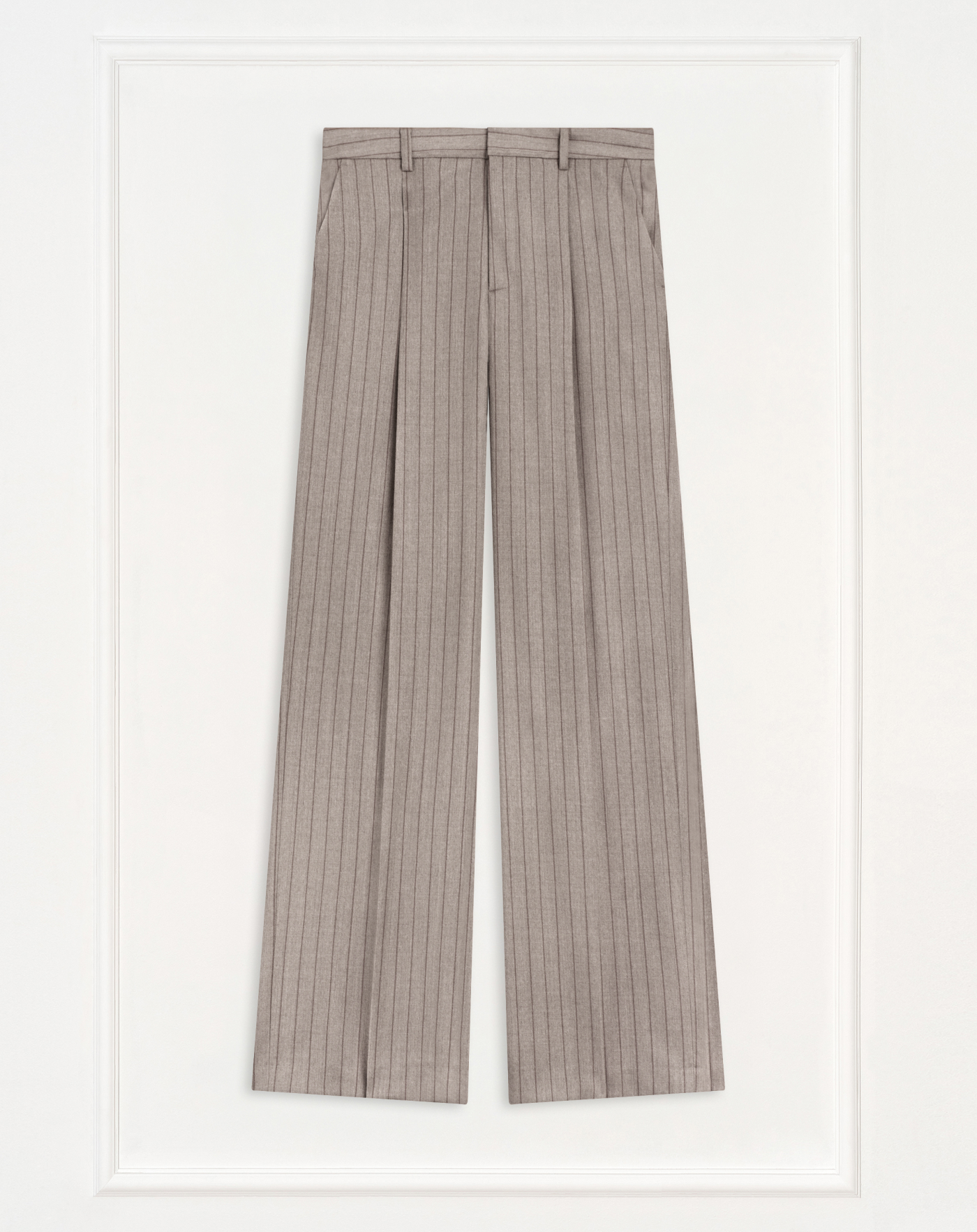 Lola trousers in wool flannel