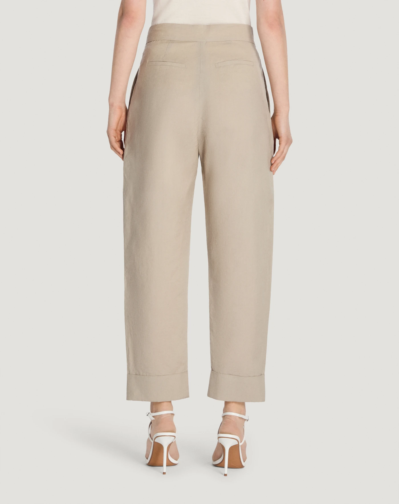 ウール＆リネン Aliceパンツ レディース,ベージュ | PT Torino