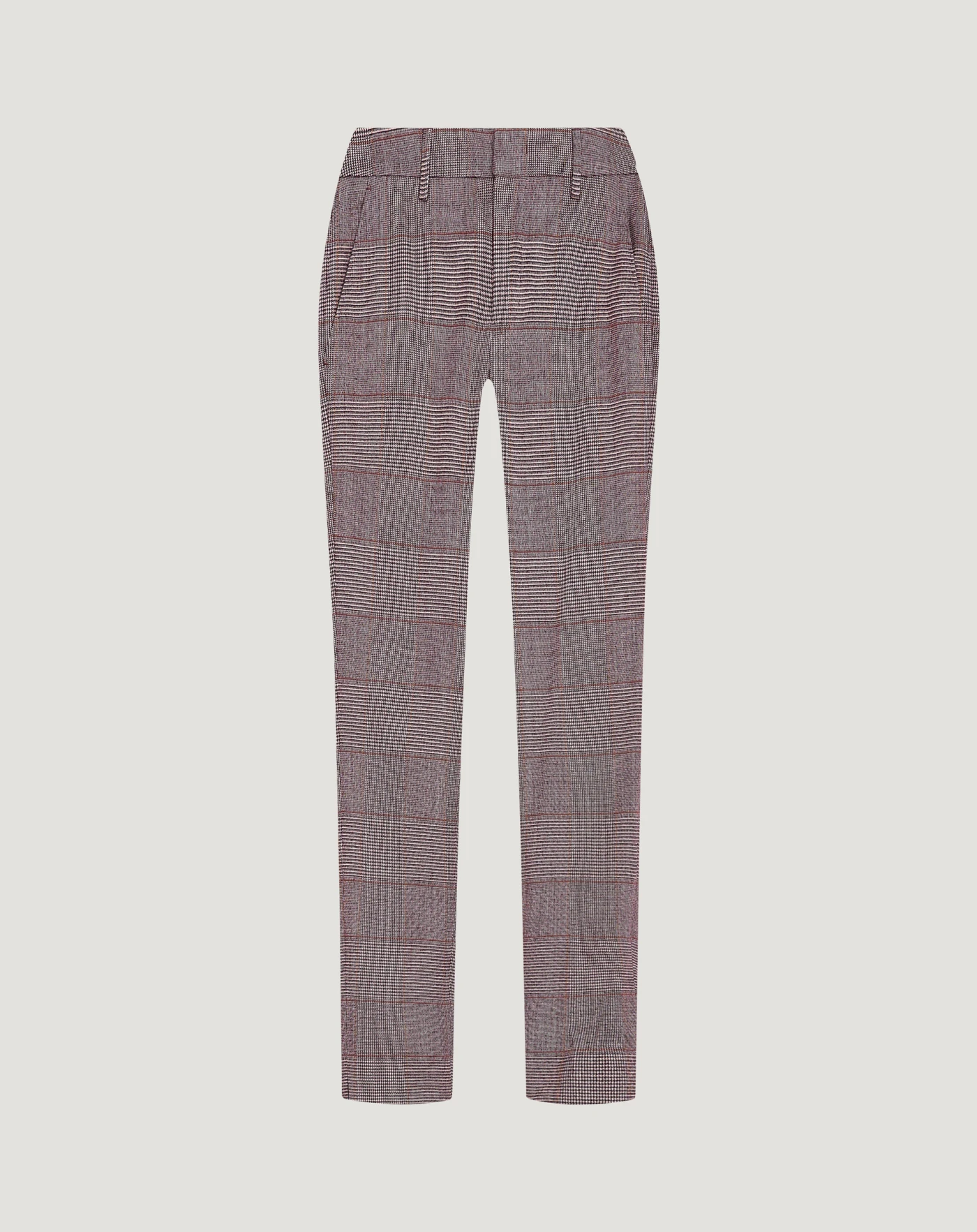 New York trousers in patterned wool