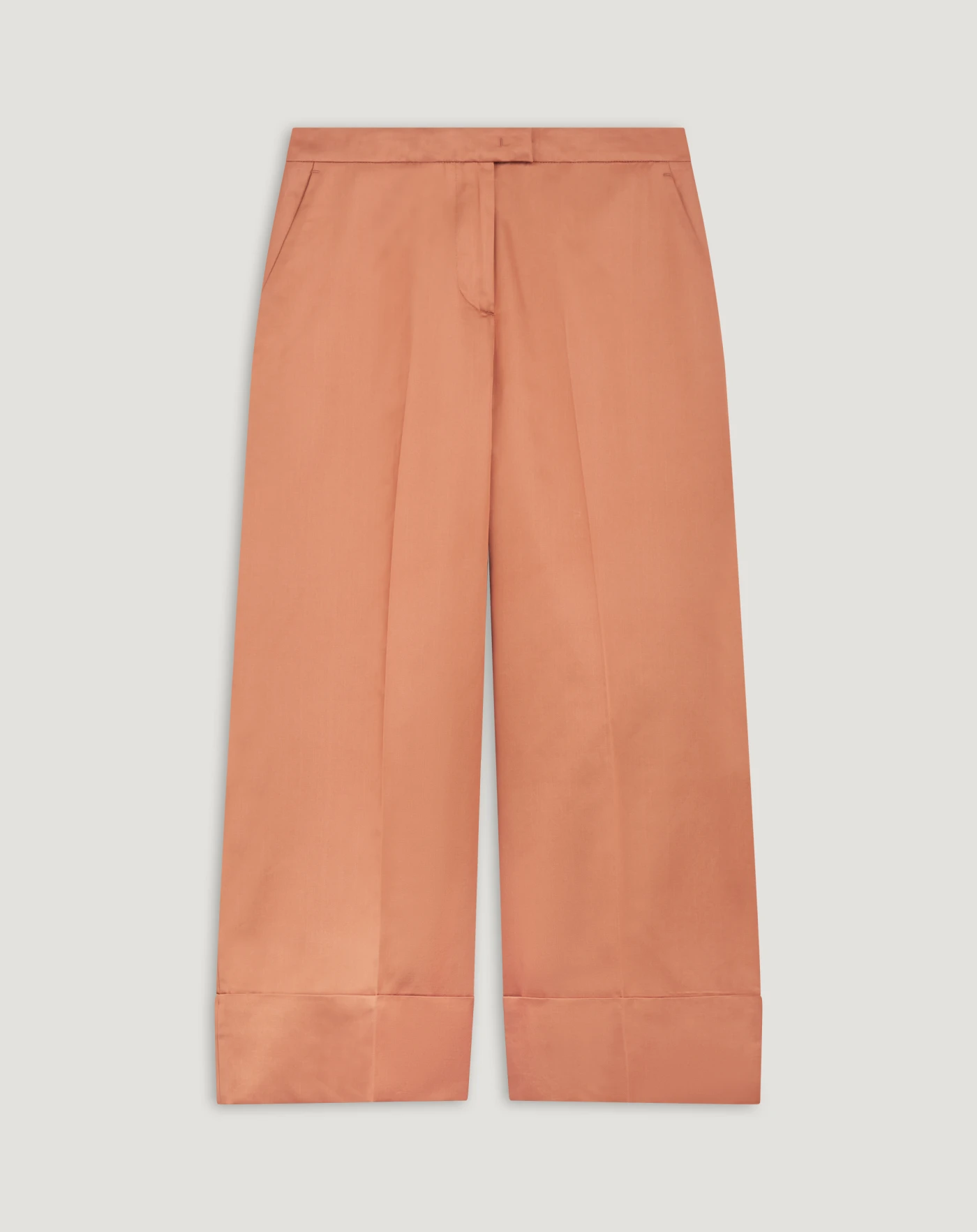 Pantaloni Colette in satin fluido