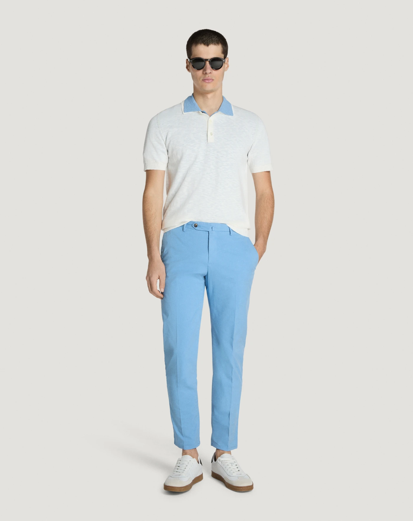 PT TORINO 【新品】TRAVELLER STRETCH SLIM FIT PT Torino Mens Slim Fit Traveler Cotton Stretch Pants 34