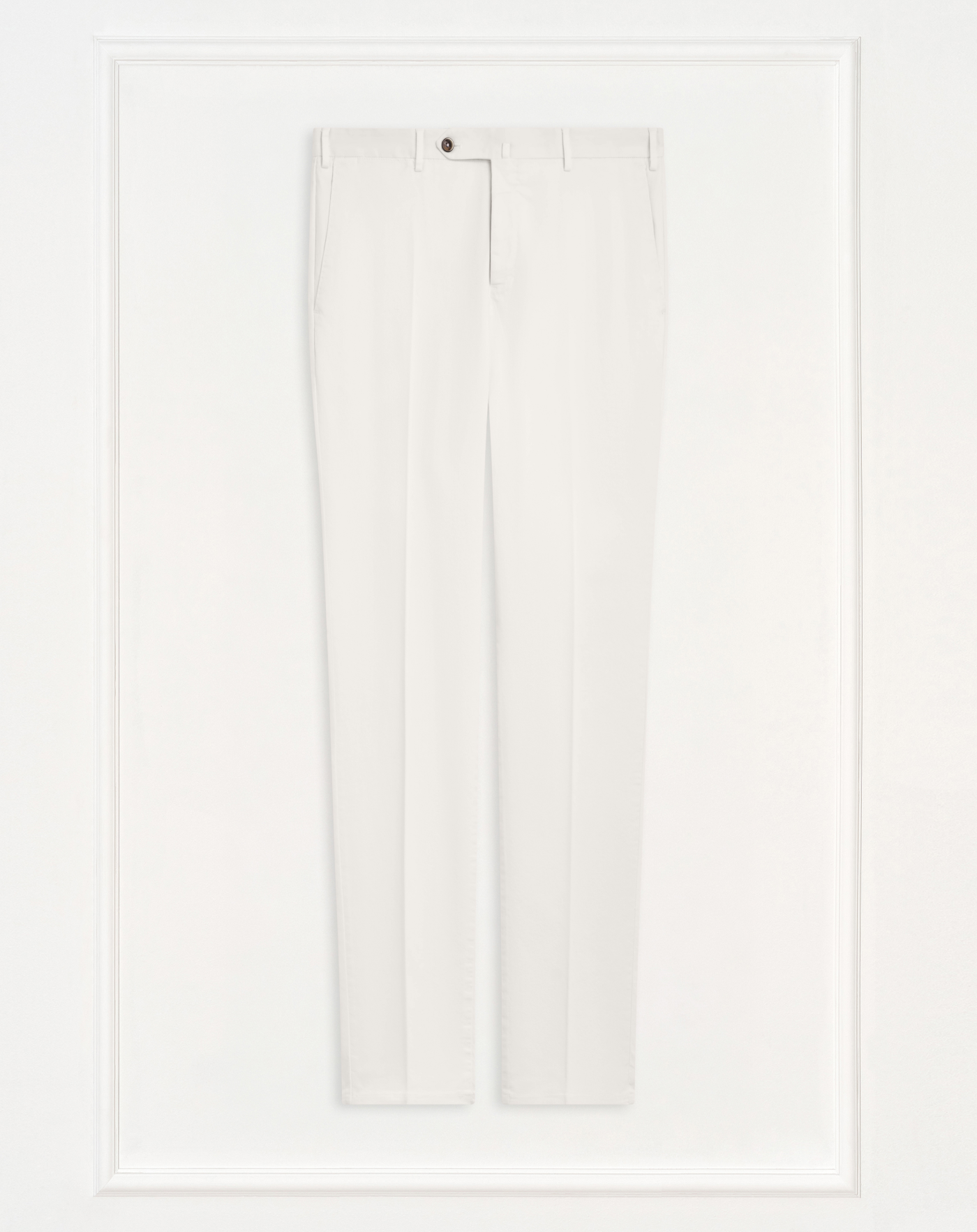 Slim trousers in stretch gabardine