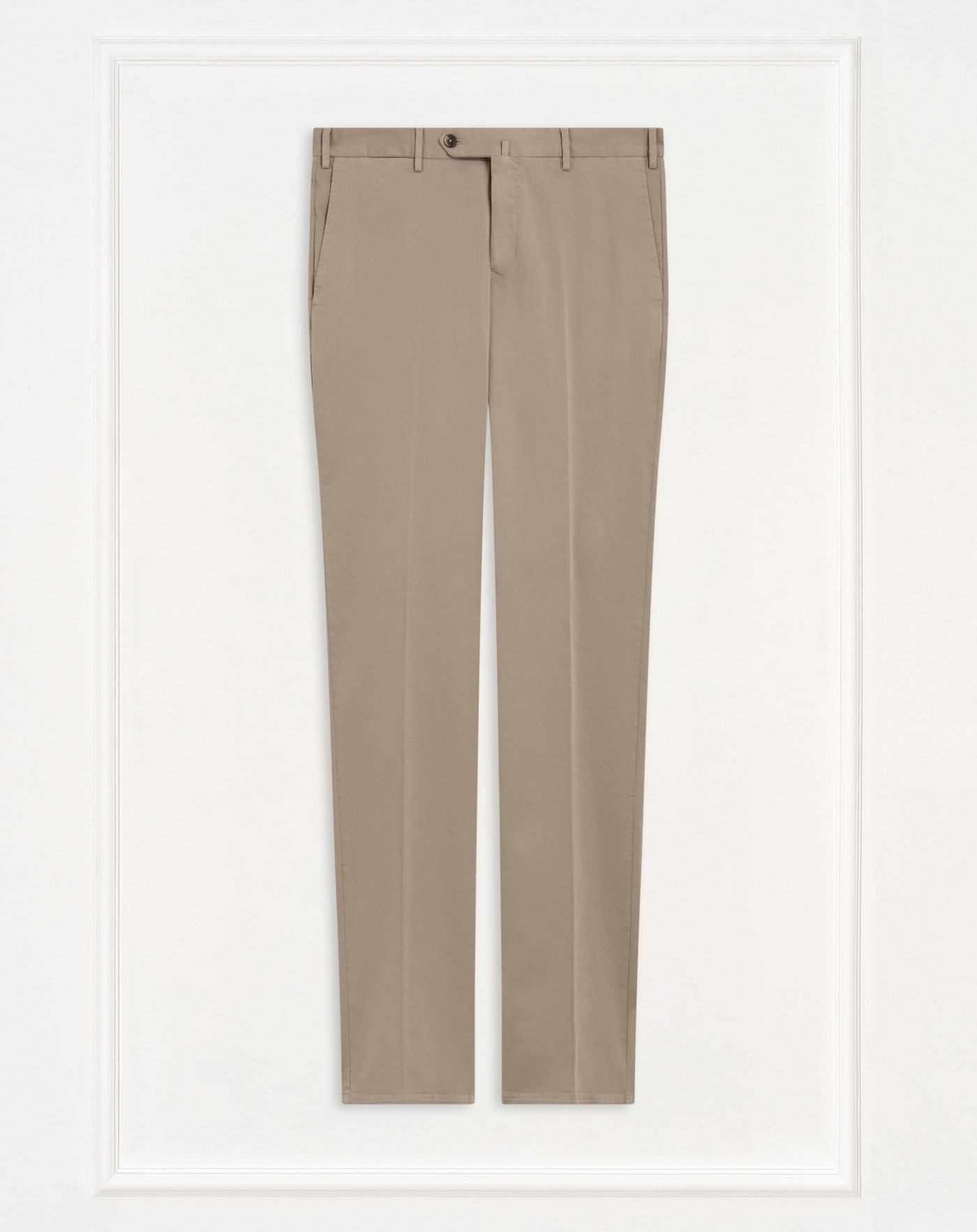 Slim trousers in stretch gabardine