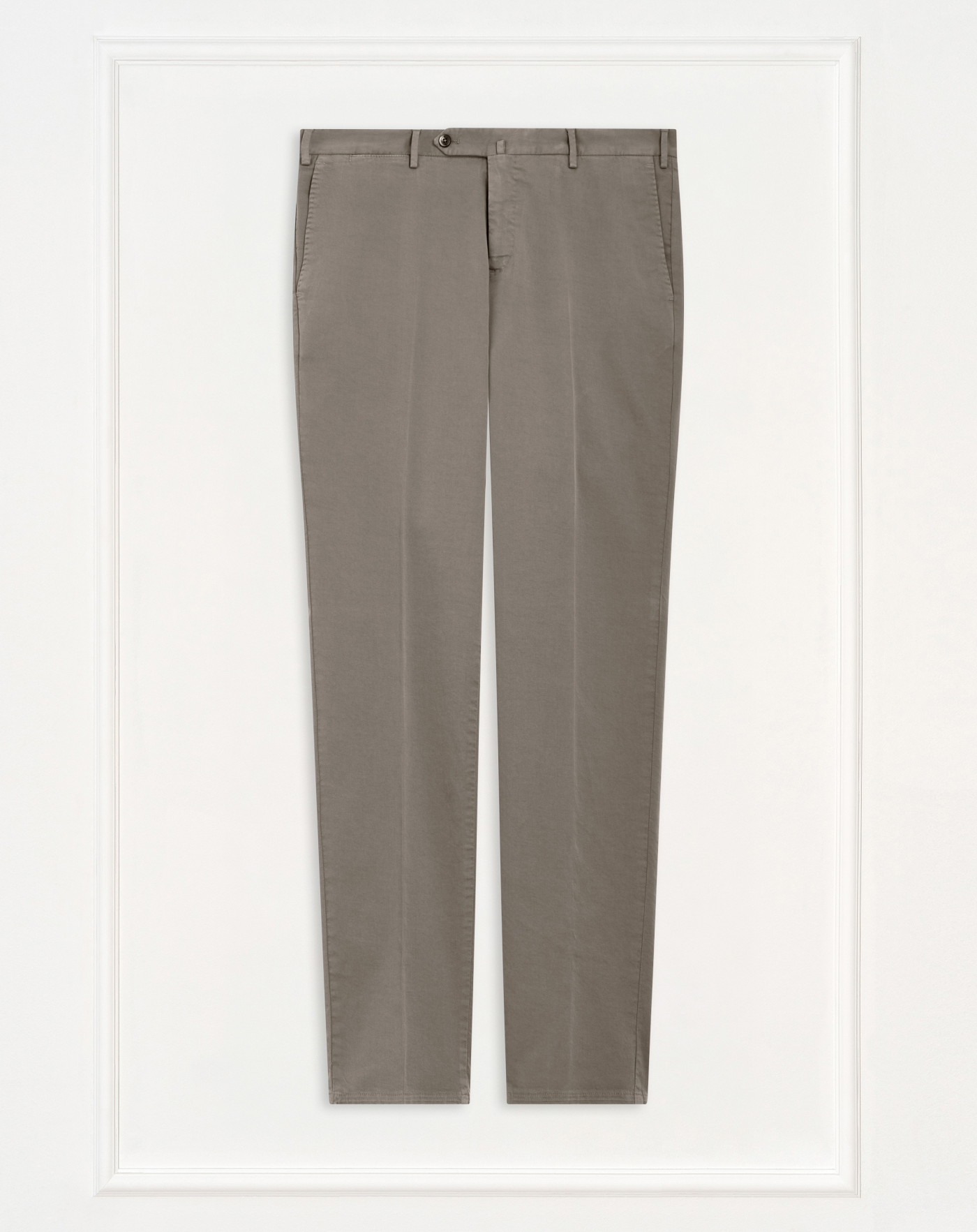 Slim trousers in stretch gabardine