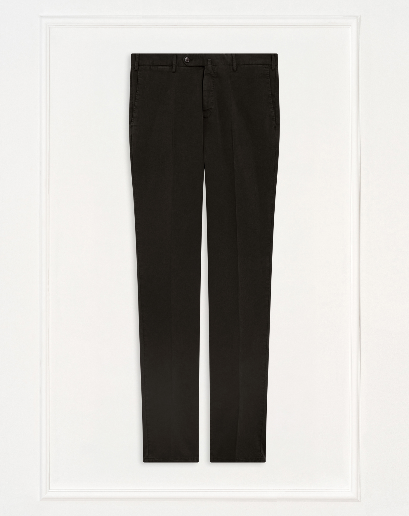 Slim trousers in stretch gabardine