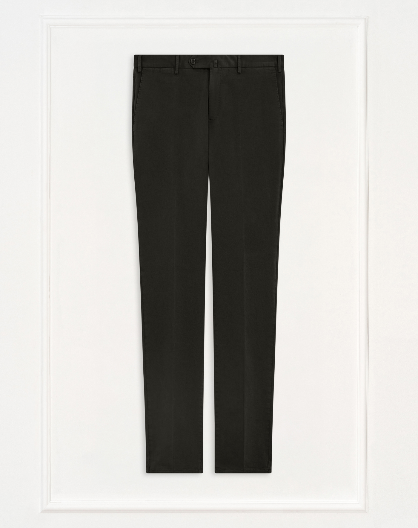 Slim trousers in stretch gabardine
