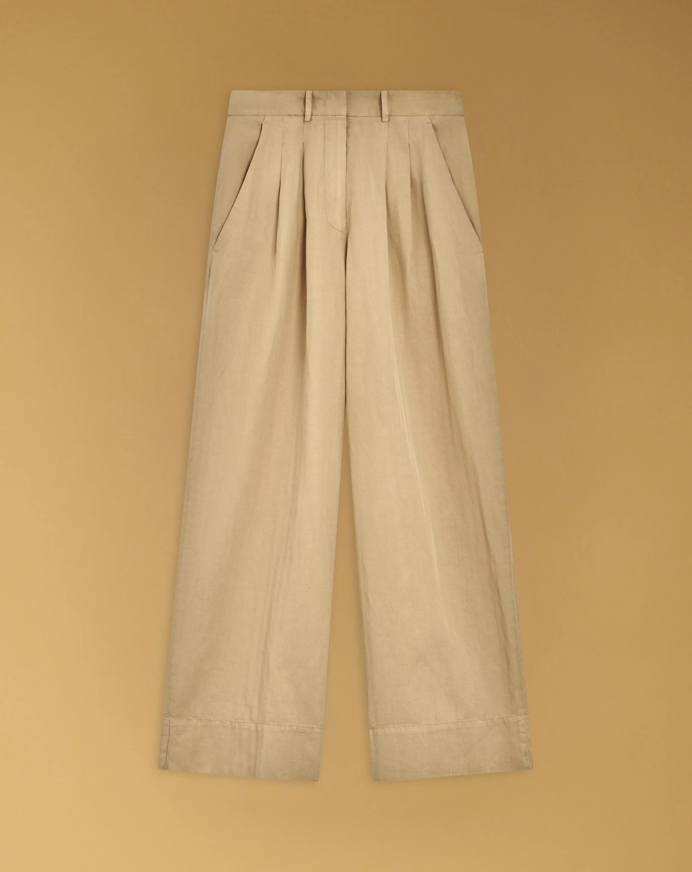 Frankie trousers in cotton and linen