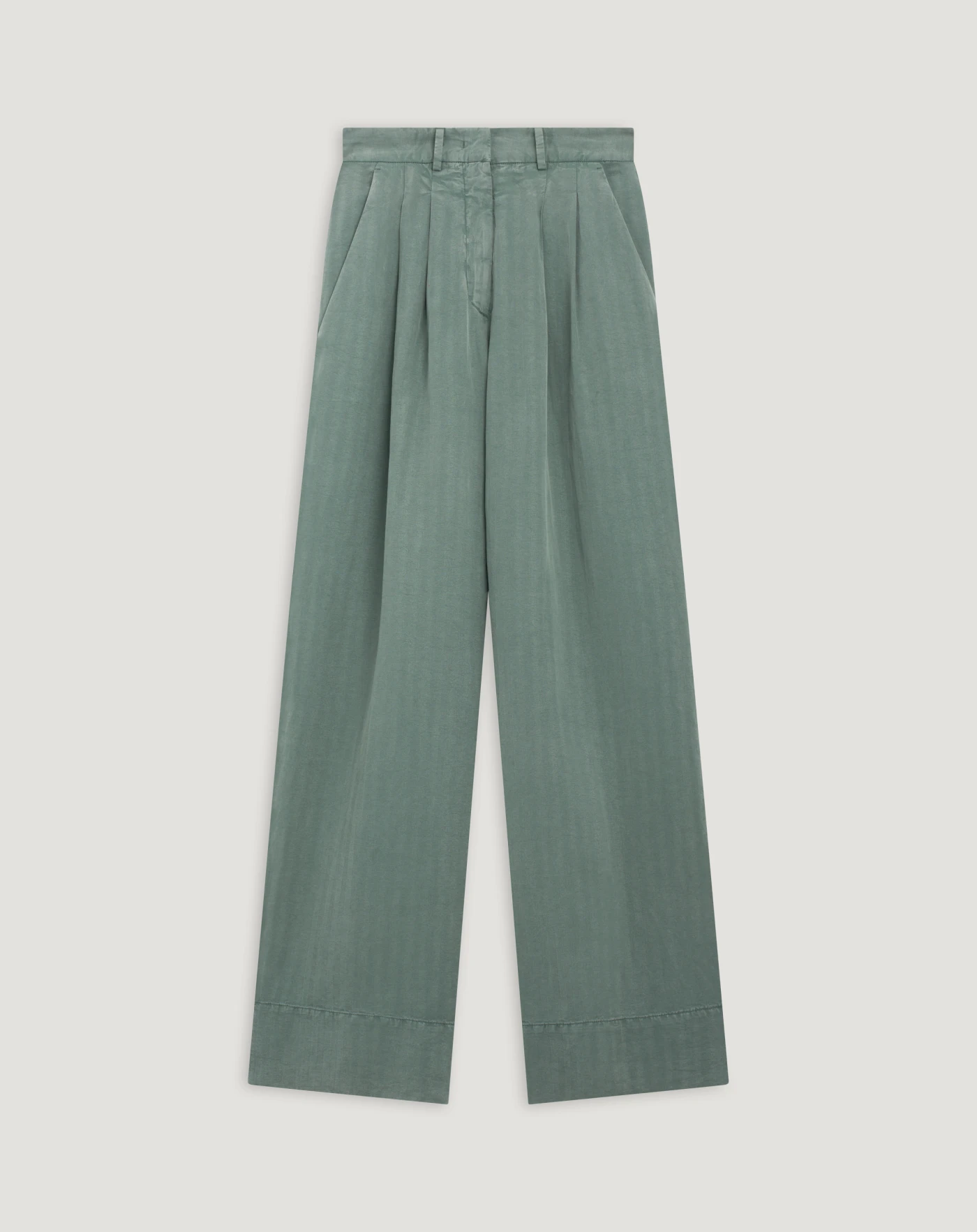 Pantaloni Frankie in cotone e lino