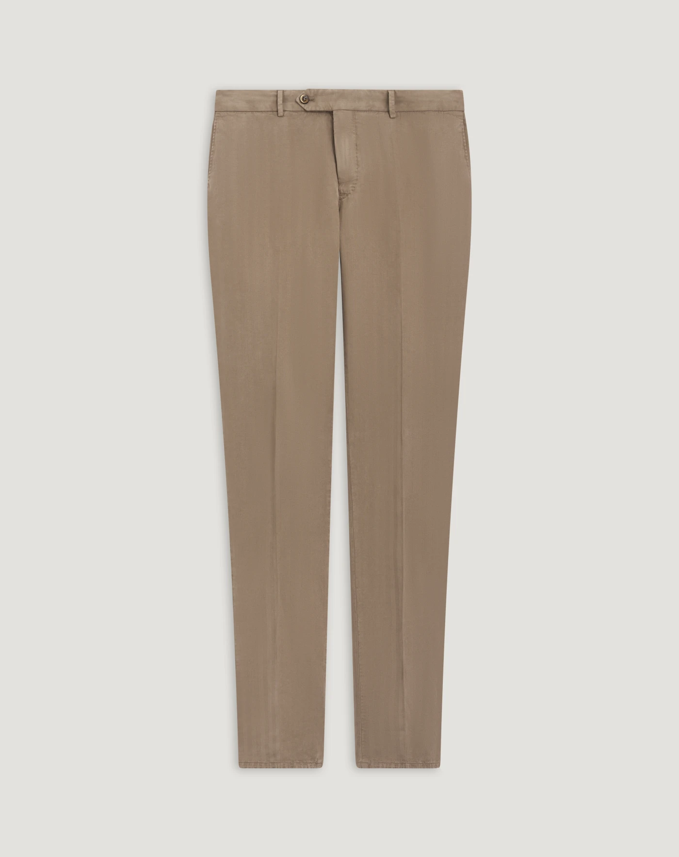 Slim trousers in cotton and linen