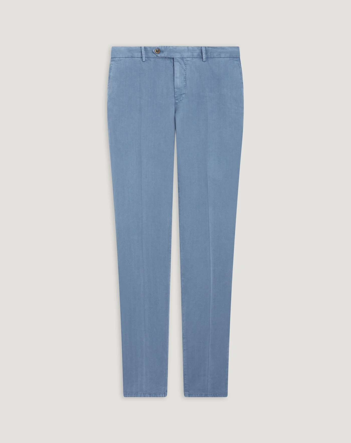 Slim trousers in cotton and linen