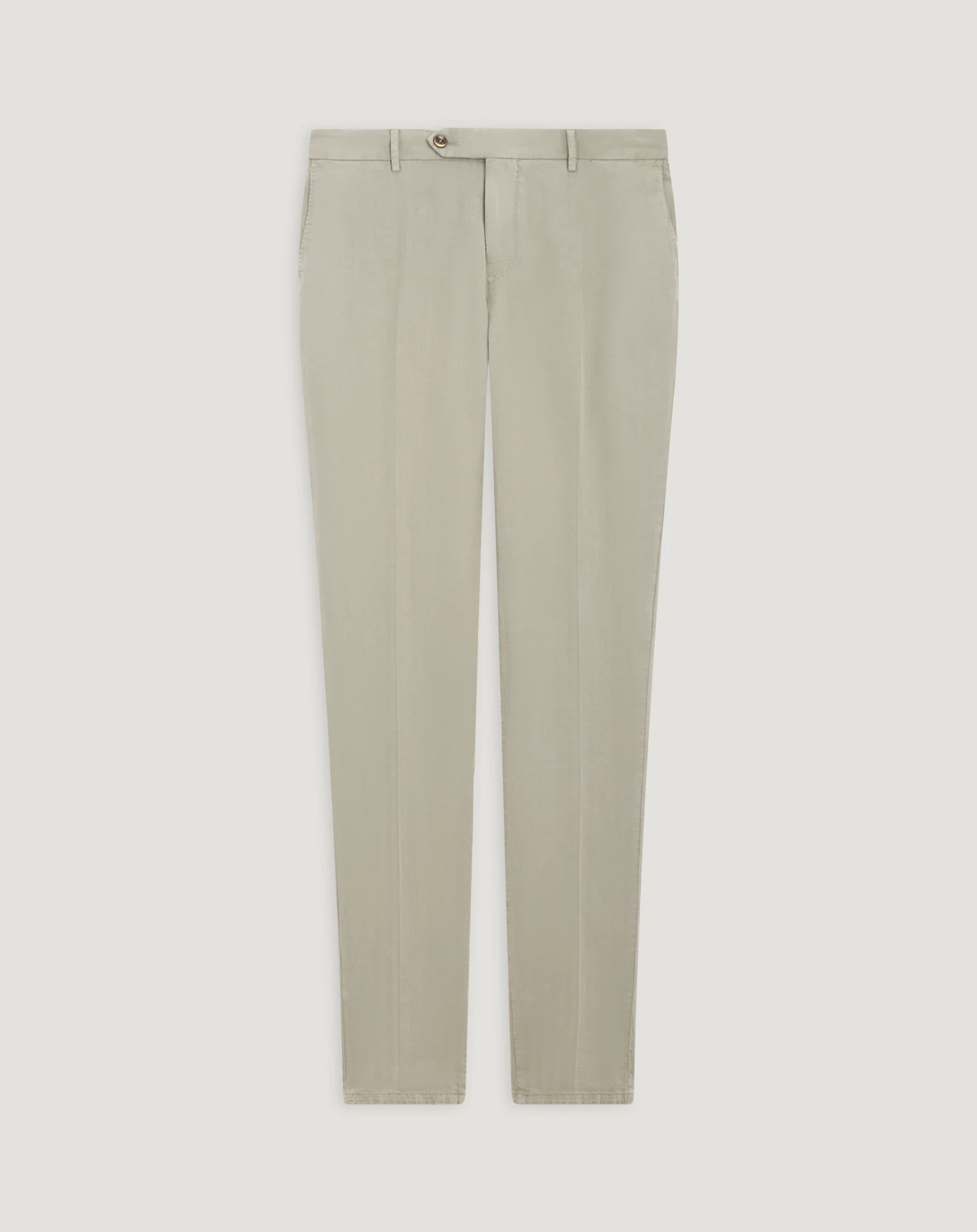 Slim trousers in cotton and linen