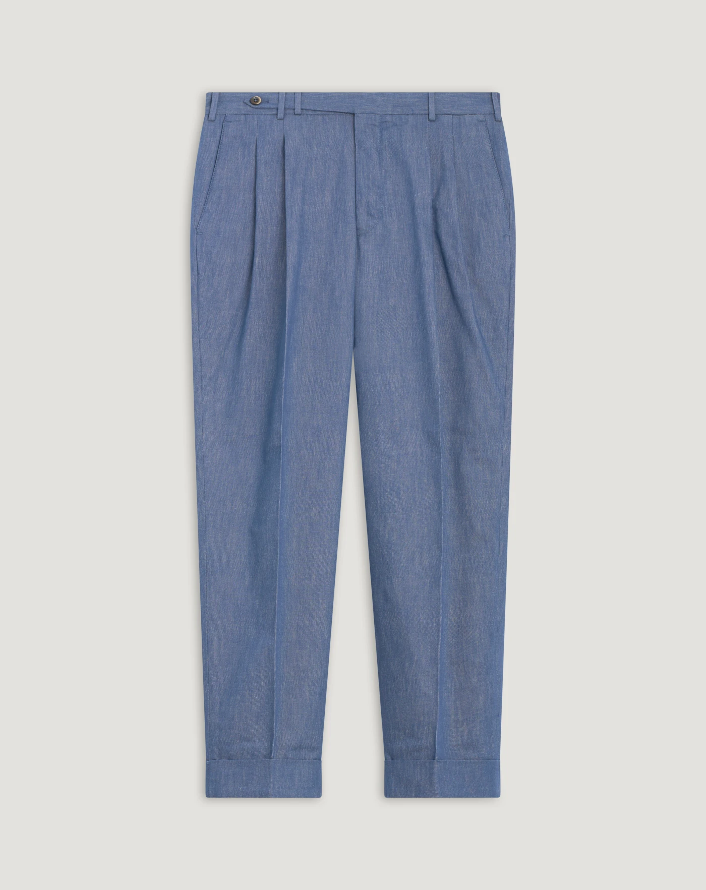 Carrot trousers in recycled denim