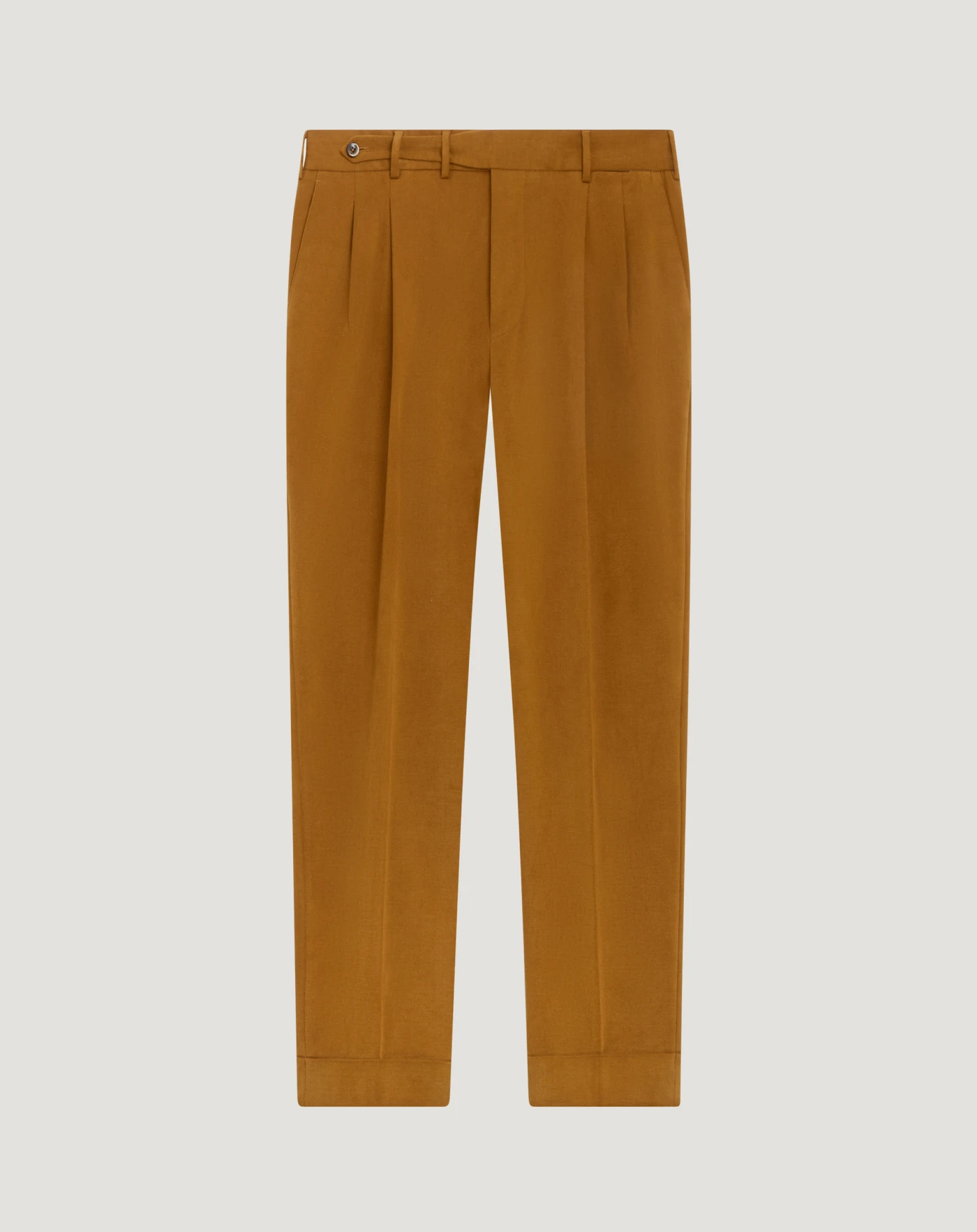 Pantaloni Carrot in drill di cotone