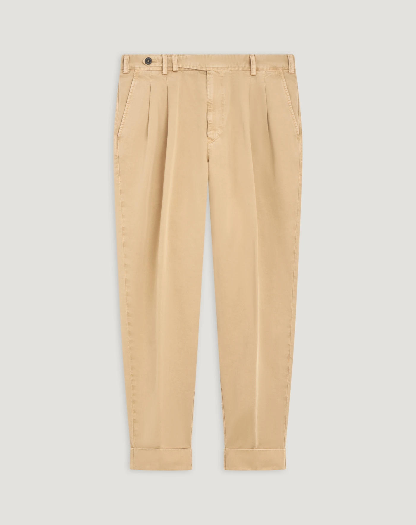 Carrot cotton trousers