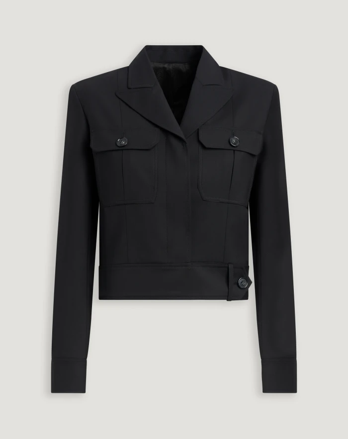 Roberta jacket in tropical wool