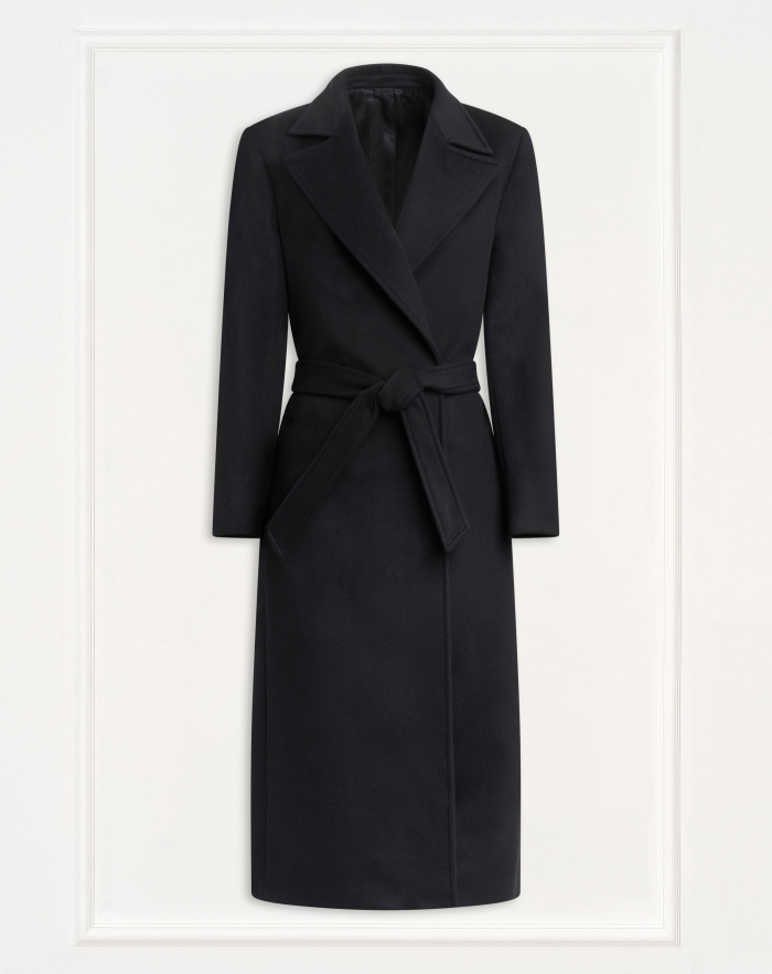 Blanca coat in wool and cashmere fabric
