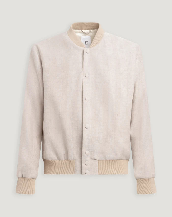 Giacca in lino e cotone