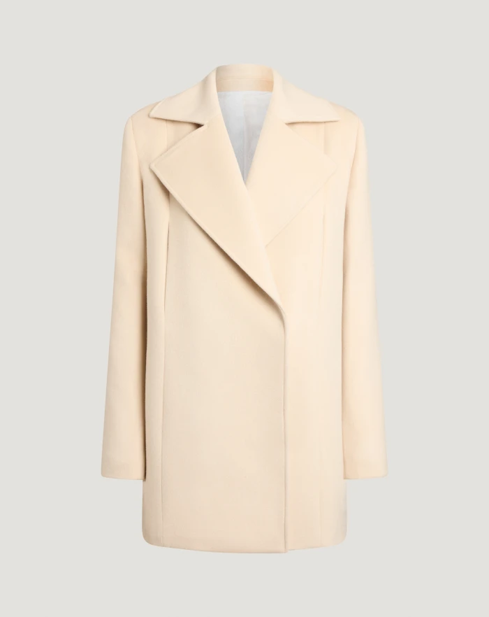 Mantel aus Woll- und Kaschmirstoff