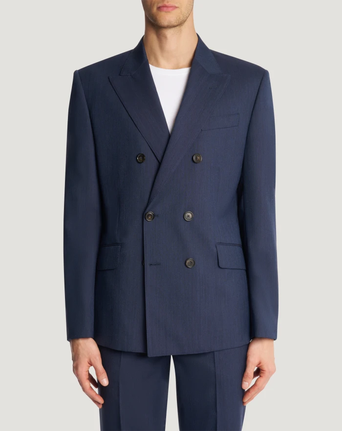 Giacca doppiopetto in lana