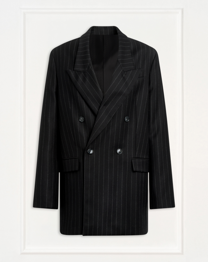 Stella blazer in stretch flannel