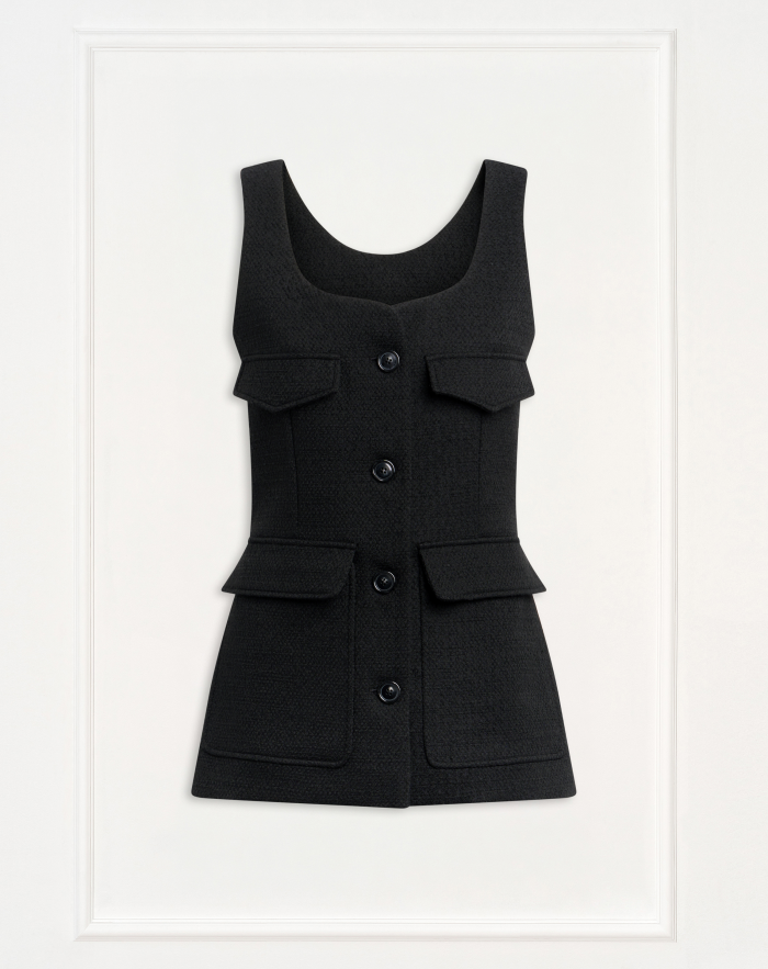 Alessia waistcoat in tweed