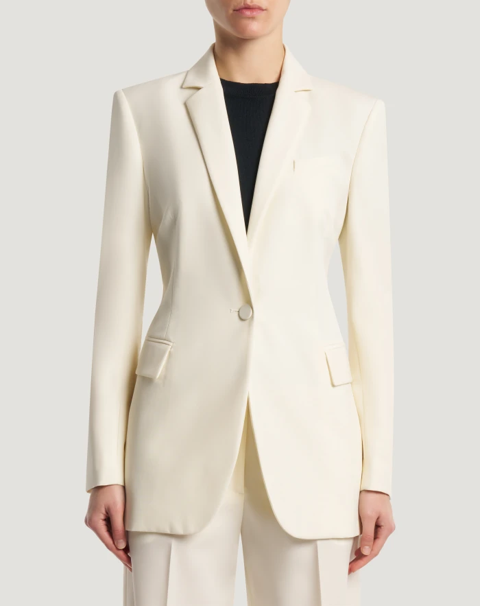 Fanny jacket in wool poplin