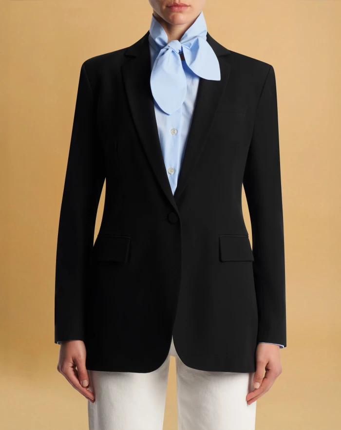 Fanny jacket in wool poplin