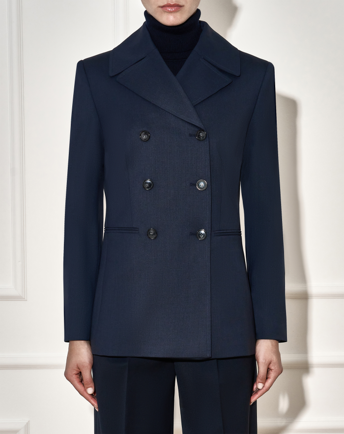 Stephanie blazer in Batavia wool