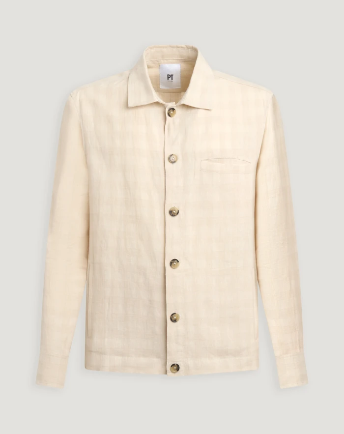 Giacca in lino e seta