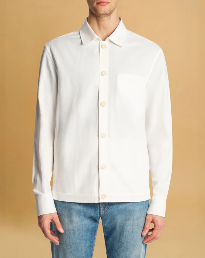 Jacket in bull denim