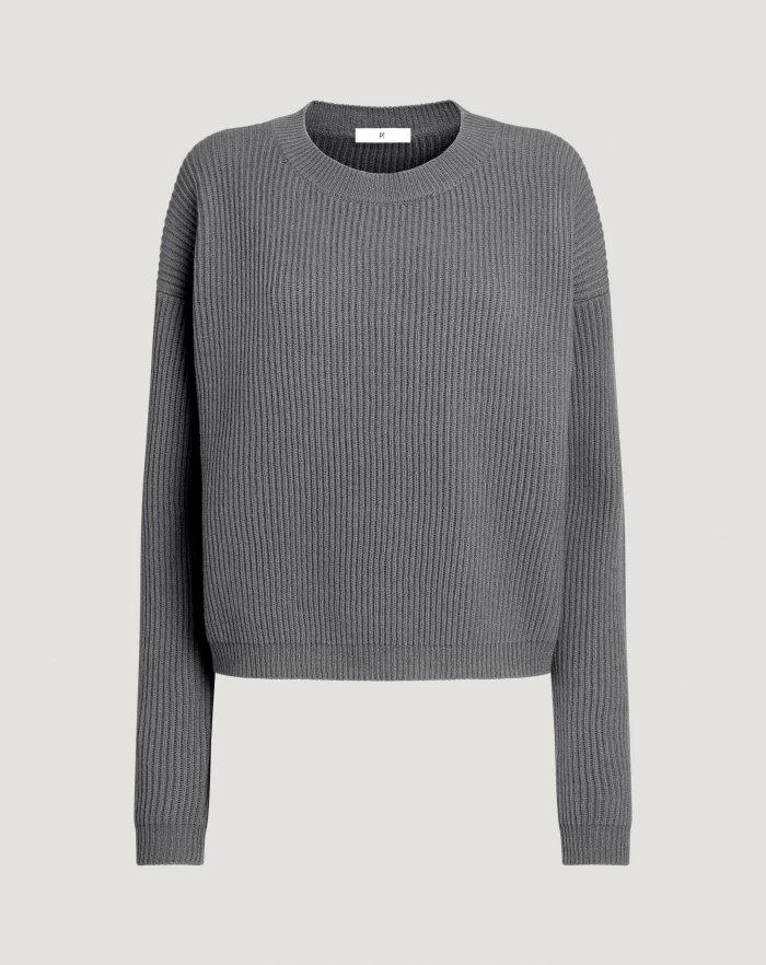 Pullover im Boxy-Schnitt aus Woll- und Kaschmirtrikot