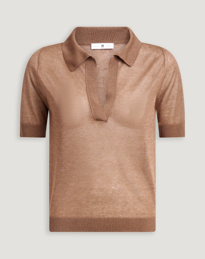 Maglia a polo Annalisa in viscosa