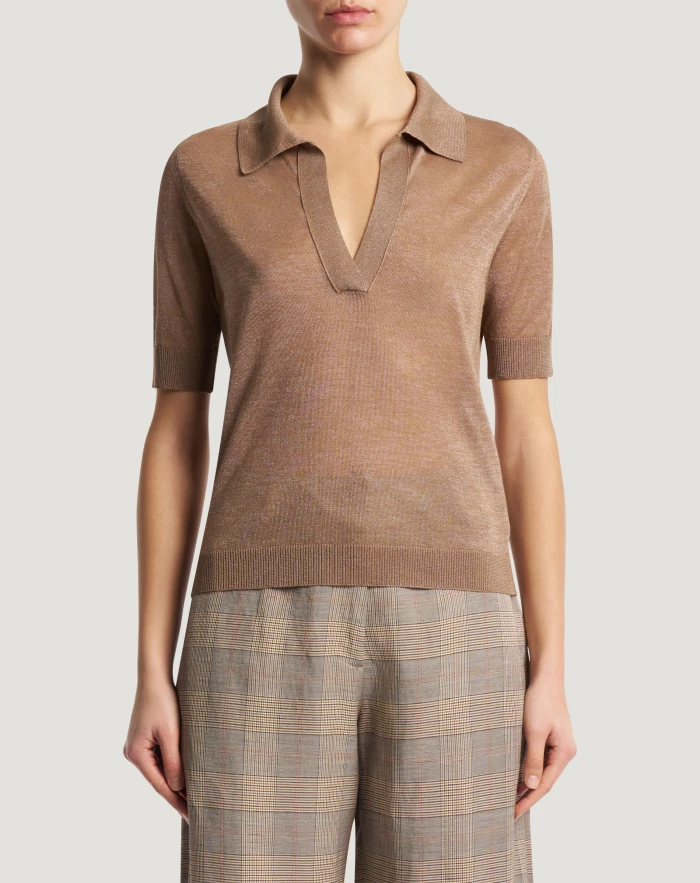 Maglia a polo Annalisa in viscosa