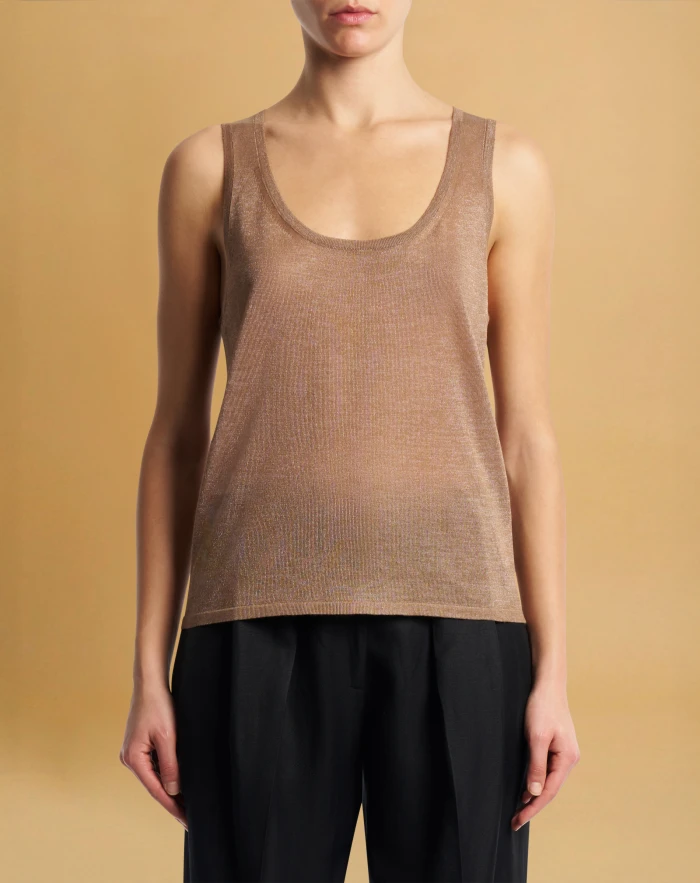 Carmen top in knitted viscose