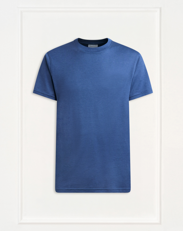 T-shirt in cotton and silk jersey