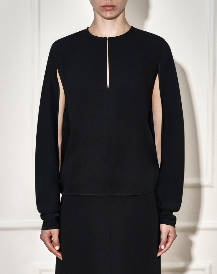 Grazia blouse in cady envers satin