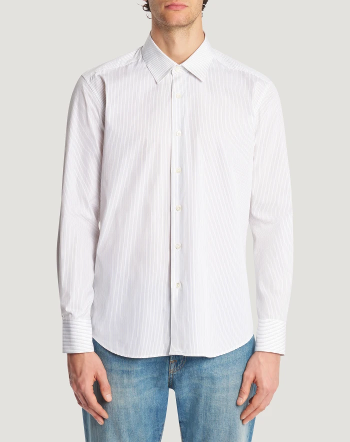 Camicia in popeline di cotone